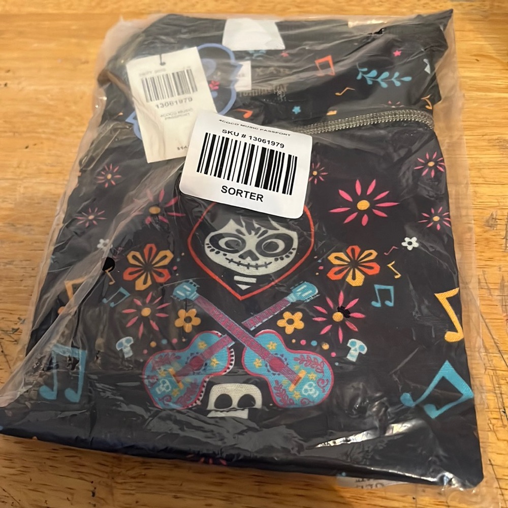 Disney Loungefly 4Coco Music Passport bag with adjustable strap. NWT